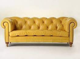 I Need This Eclectic Sofas Yellow Sofa Yellow Leather Sofas