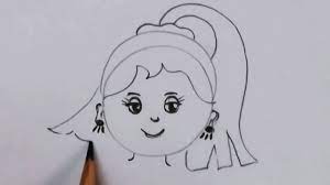 What will your kids discover when they explore drawing? How To Draw Cute Kids Girl Face Pencil Drawing For Beginners Easy Drawing Pictures Youtube