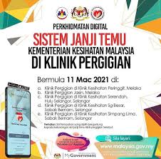 Kami sedia membantu dan memberi perkhidmatan yang terbaik untuk masyarakat. Drgg Najib On Twitter Menarik Klinik Kerajaan Ada Sistem Janji Teny Klinik Terpilih Je Bermula Esok