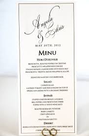 Wedding Menu Card Tea Length Calligraphy Style Wedding Menu Cards Wedding Menu Wedding Reception Program
