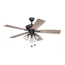 This smart fan eclipses conventional ceiling fans in more ways than one. Patriot Lighting Manchester Ii 52 Bronze Indoor Led Ceiling Fan At Menards