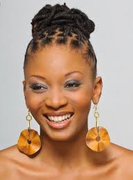 High Bun Style On Short Locs Natural Hair Styles Natural Hair Styles Easy Short Natural Hair Styles