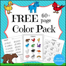 Designed specifically for young children, a great way to introduce basic colours. Free Spanish Color Printables 60 Pages Of Color Fun
