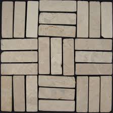 Ein gewöhnliches mosaik besteht aus kleinen porzellanstücken, die irgendwo eingelegt werden. Stabchen Mosaik Fliesen Aus Marmor P 05 Design 12