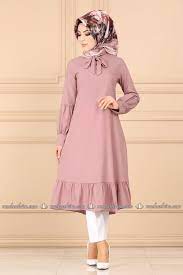 Modaselvim Tunik Etegi Firfirli Tesettur Tunik 7006bm387 Pudra Tesettur Hirka Modelleri 2020 Muslim Fashion Outfits Muslim Fashion Dress Hijabi Fashion Casual