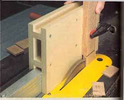 Woodsmith aluminum box joint jig. Tenons With A Jig Workbench Woodworking Archive