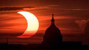 During the eclipse, the moon's apparent diameter will be smaller than the sun's. Cwlvppjjsvz3ym