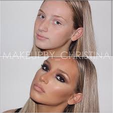 She went from looking like a 14 yr old to a 26 year old. The power of make  up