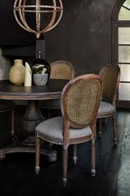 Tulip Rattan Back Dining Chair W O Fluted Leg Dining Chairs Bramble Furniture Upholstered Dining Chairs
