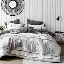 Graydon bold stripe bedding collection. Kappel Black And White Stripes Comforter 100 Cotton Overstock 29238345 Twin Xl Standard Sham Kappel Black And White Stripes
