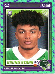 2024 Panini Illusions Braelon Allen Teal Trophy Collection #/175 Rookie #67 