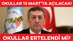 Köy okulları 15 şubat'ta, ilkokullar ile 8 ve 12. Okullar 1 Mart Ta Acilacak Okullar Ertelendi Mi Okullar Acilacak Mi Okullar Ne Zaman Acilacak Youtube
