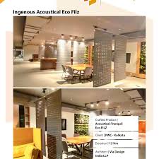 Pin by via design india llp on reception reception design. Acoustical Panels Interior Walls Metal Ceiling Sound Absorption