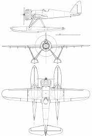 Bernard H 110 Blueprint Blueprints Technical Drawing Model Airplanes