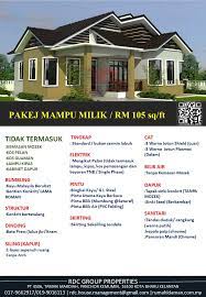 Harga rumah minimalis modern dan sederhana tahun ini. Pakej Mampu Milik Rm 105 Sekaki Persegi Bina Rumah Atas Tanah Sendiri