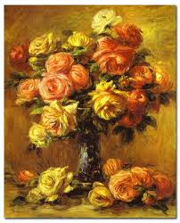 Seurat loved her so much that he originally inserted himself in the piece. Roses In A Vase Auguste Renoir Paintings Famous Art Canvas Paintings