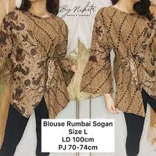 Tidak semua hasil karya berupa gambar seni rupa termasuk ke dalam jenis dua dimensi, batik misalnya. Blus Batik Wanita Model Rumbai Ikat Samping Modern By Nikita Batik Palembang Shopee Indonesia