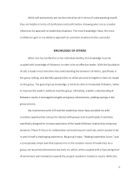 7 (1927 words) personal case study reflection pages: Self Reflection Paper About My Group Work