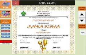 Format piagam penghargaan juara kelas. Pin Di Amir