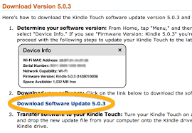 How To Download A Software Update To Kindle Touch Screenshots Software Update Kindle Software