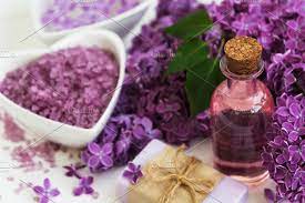 Essential Oil With Lilac Flowers Sponsored Ad Lilac Oil Essential Background Lilac Flowers Lilac Essential Oils