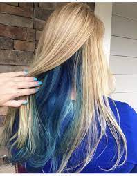 We did not find results for: Blue Vivids Under Long Blonde Blonde And Blue Hair Dyed Blonde Hair Hair Color Underneath