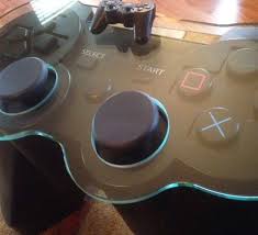 Giant Playstation 3 Controller Coffee Table Playstation Controller Handmade Games Video Game Rooms