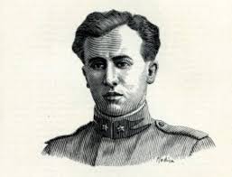 BERGAMO, Via dedicata al cagliaritano Alberto Riva Villasanta, ultimo eroe  della Grande Guerra