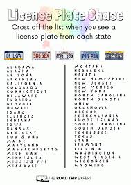 Click on the image below to open the pdf file in your browser, and download the file to your computer. How To Play The License Plate Game With Printable Checklist