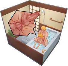 Boruto - Shower Room 1 comic porn | HD Porn Comics