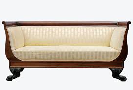 Available in bespoke sizes and in any fabric. Mahogany Empire Sofa Empire Search Results European Antiques Decorative