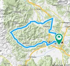 Naprej gre pot skozi dobrovo in horjul do vrzdenca. Maraton Franja Mala Bikemap Deine Radrouten