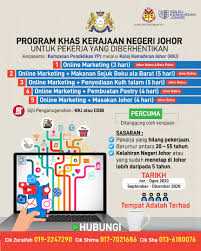 Startseite » johor » johor bahru » setiausaha kerajaan negeri » 80503. Covid 19 Program Khas Kerajaan Negeri Johor Inisiatif Mulia Hadijah Binti Jaffri