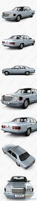 Download Mercedes Benz S Class 1979 3d Model Desirefx Com In 2020 Benz S Benz S Class S Class