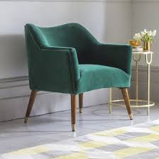 Astoria Armchair In Emerald Green Velvet Luxury Chairs Accent Chairs For Sale Upholstered Footstool