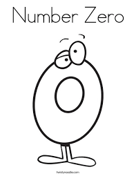 Coloring the numbers is one fun way to do it. Number Zero Coloring Page Twisty Noodle