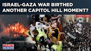 Israel Vs Hamas: Protesters Storm US Capitol Hill, Slogans Raised, Demand  Ceasefire As Gaza Bleeds - YouTube