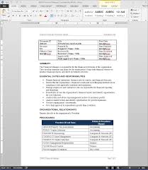 Clearly lists the general duties, responsibilities and skills of a the key outputs and competencies for a manager job are clearly summarized. Financial Manager Job Description