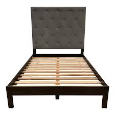 This is a full white glove service, kick back, relax, and enjoy your new furniture without lifting a finger! West Elm Diamond Tufted Platform Bed Full Size Design Plus Gallery