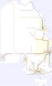 train map of eastern australia and northern new south wales