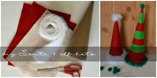 Want to make a party hat? Diy Cardboard Santa Hats The Crafting Chicks