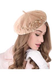 Skeleteen Red French Style Beret