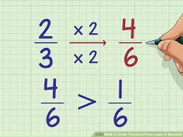 3 Ways To Order Fractions From Least To Greatest Wikihow