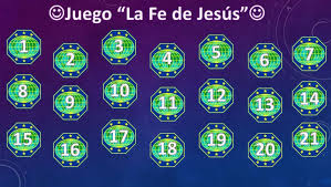 Juegos biblicos cristianos, temas para jovenes, material y recursos para los jovenes adventistas. Juego Sobre El Curso Biblico La Fe De Jesus