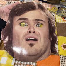 vintage Jack Black Face Mask paper Poster mask Tenacious D