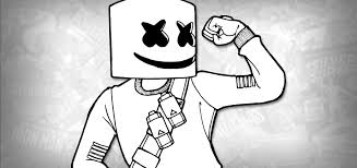 Pack logos 3d free #goto5k 💙 compartenos en tus historias! How To Draw Marshmello Fortnite Battle Royale Drawing Tutorial Draw It Too