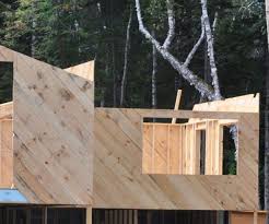 Diagonal Wood Sheathing Frames On Wall Sheathing Roofing Supplies
