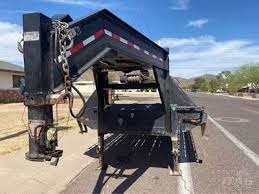 Gooseneck trailer 30k dual tandem axle. Used Gooseneck Trailers For Sale Itag Equipment