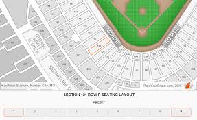 Kansas City Royals Kauffman Stadium Seating Chart