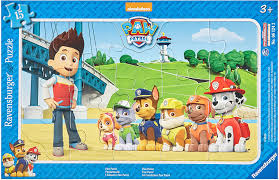5 14 41 122 365. Ravensburger Kinderpuzzle 06124 Paw Patrol Rahmenpuzzle Amazon De Spielzeug
